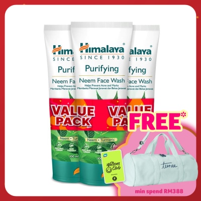 HIMALAYA Purifying Neem Face Wash 3x100ml