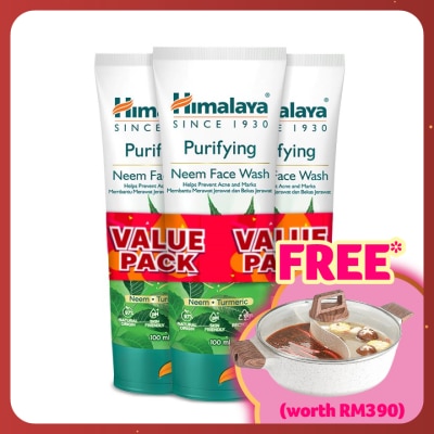HIMALAYA Purifying Neem Face Wash 3x100ml