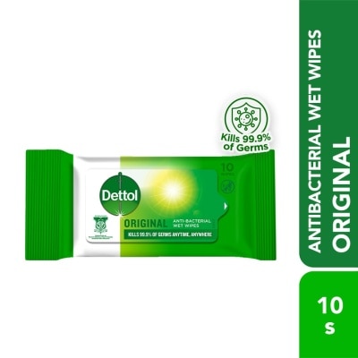 DETTOL Antibacterial Wipes Original 10s