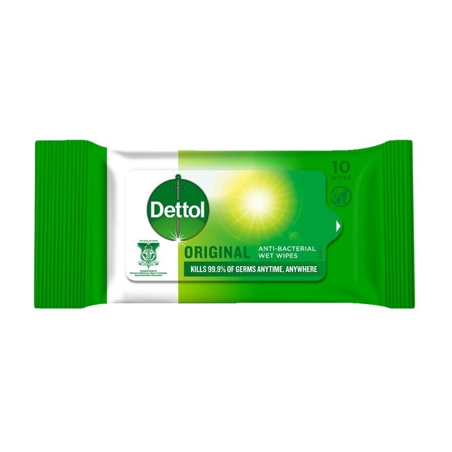 Antibacterial Wipes Original 10s