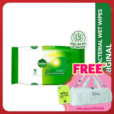 DETTOL Antibacterial Wipes Original 50s