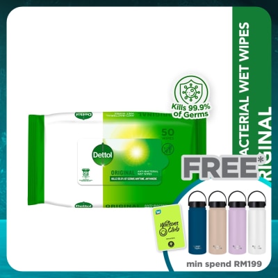 DETTOL Antibacterial Wipes Original 50s