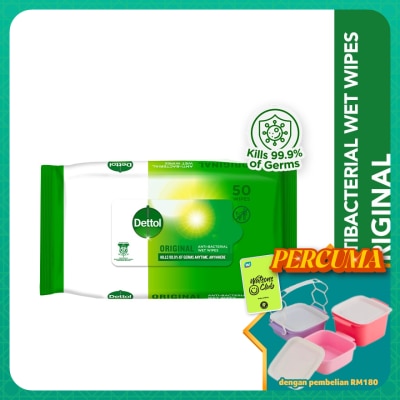 DETTOL - Antibacterial Wipes Original 50s