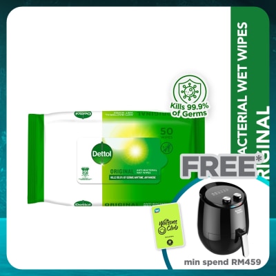 DETTOL Antibacterial Wipes Original 50s