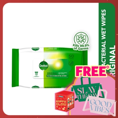 DETTOL Antibacterial Wipes Original 50s