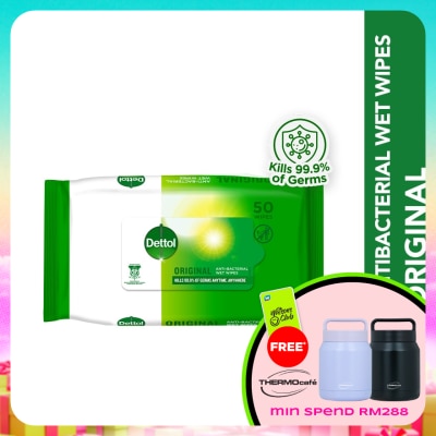 DETTOL - Antibacterial Wipes Original 50s