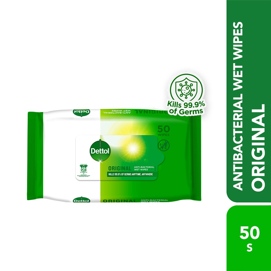 Antibacterial Wipes Original 50s image