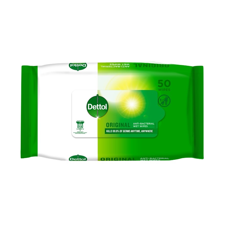 Antibacterial Wipes Original 50s image