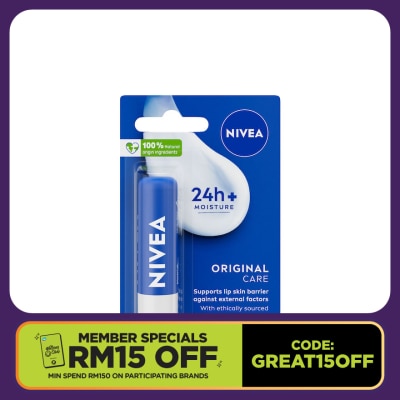 NIVEA Lip Original Care Caring Lip Balm 4.8g