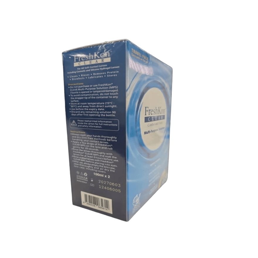 Clear Multi Purpose Solution Travel Pack 2 x 100ml image