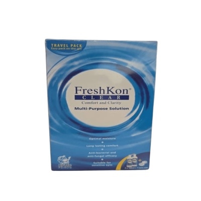 FRESHKON Clear Multi Purpose Solution Travel Pack 2 x 100ml