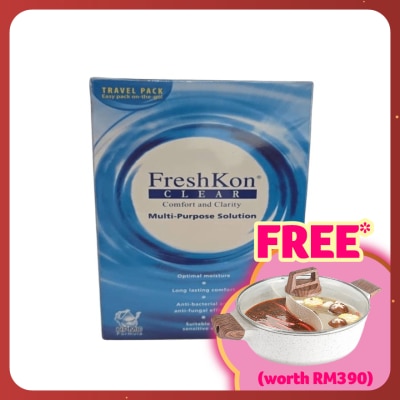 FRESHKON Clear Multi Purpose Solution Travel Pack 2 x 100ml