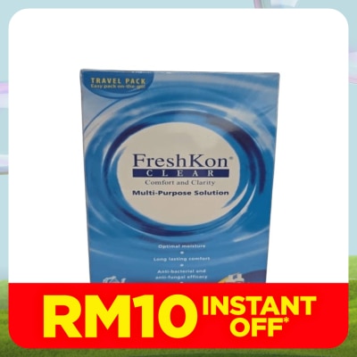 FRESHKON Clear Multi Purpose Solution Travel Pack 2 x 100ml