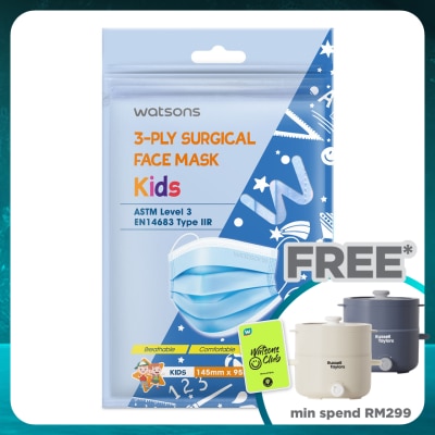 WATSONS Surgical 3Ply Face Mask Kids 10s
