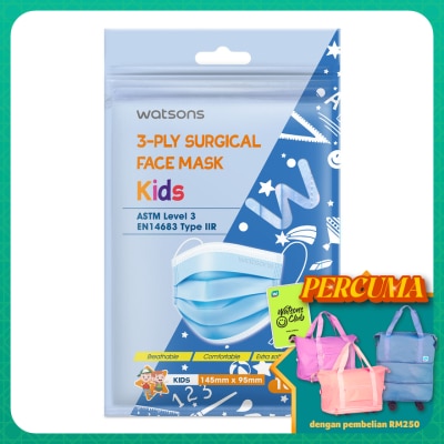 WATSONS - Surgical 3Ply Face Mask Kids 10s