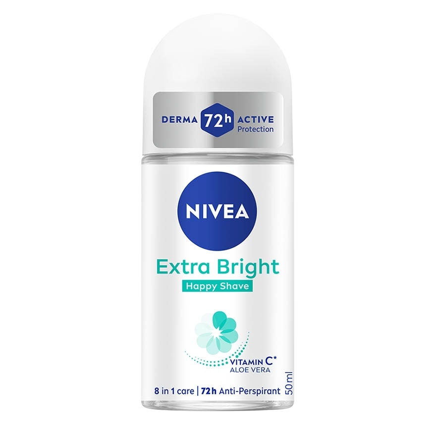 Deodorant Brightening Happy Shave Roll On 50ml