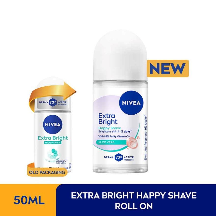 Deodorant Brightening Happy Shave Roll On 50ml image