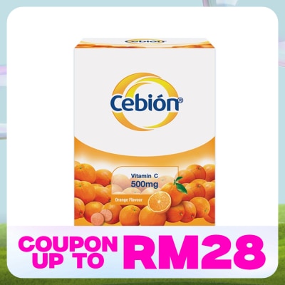 CEBION Vitamin C 500mg Chewable Tablets 30's