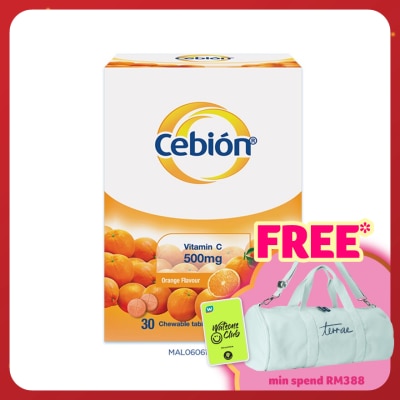 CEBION Vitamin C 500mg Chewable Tablets 30's
