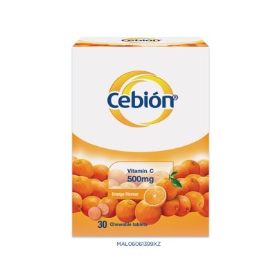 CEBION Vitamin C 500mg Chewable Tablets 30's