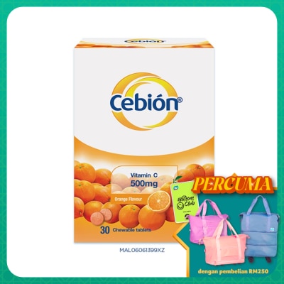 CEBION - Vitamin C 500mg Chewable Tablets 30's