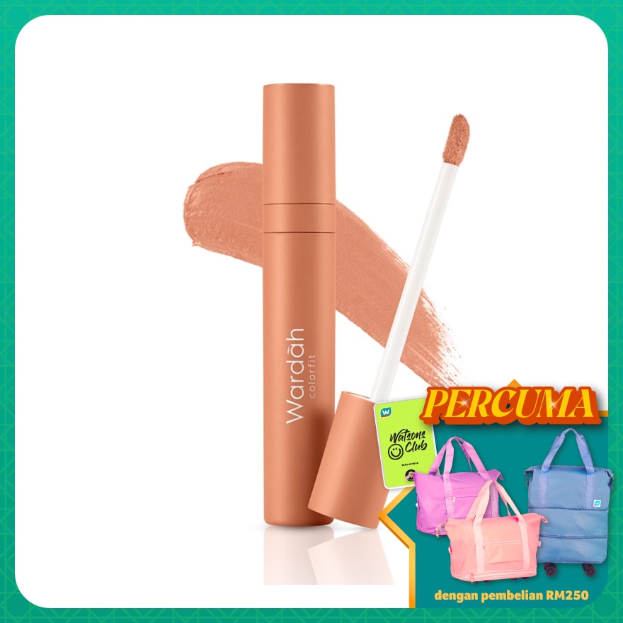 WARDAH Colorfit Velvet Matte Lip Mousse 09 Ombre Charmer