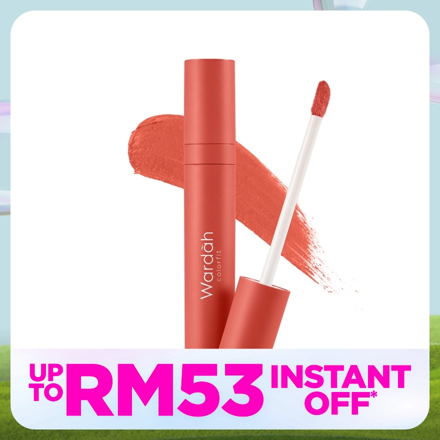 WARDAH Colorfit Velvet Matte Lip Mousse 10 Lively Coral