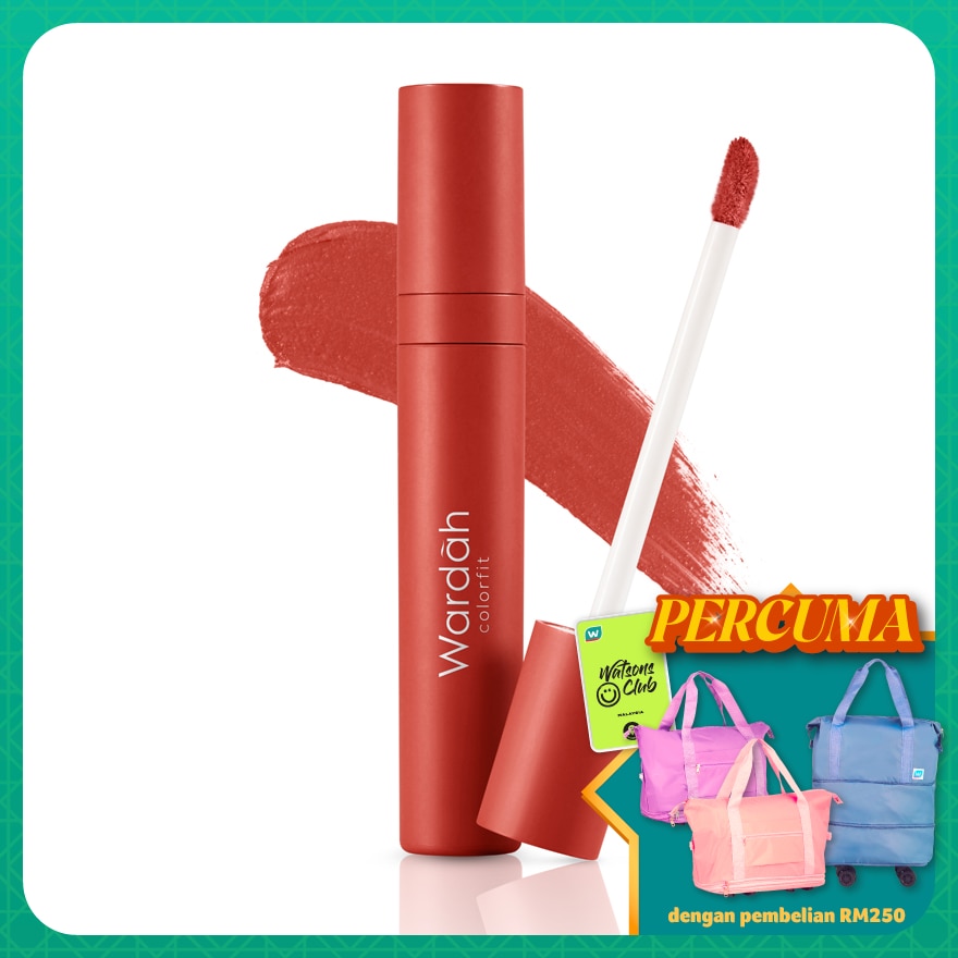 WARDAH Colorfit Velvet Matte Lip Mousse 12 ChicTerracotta