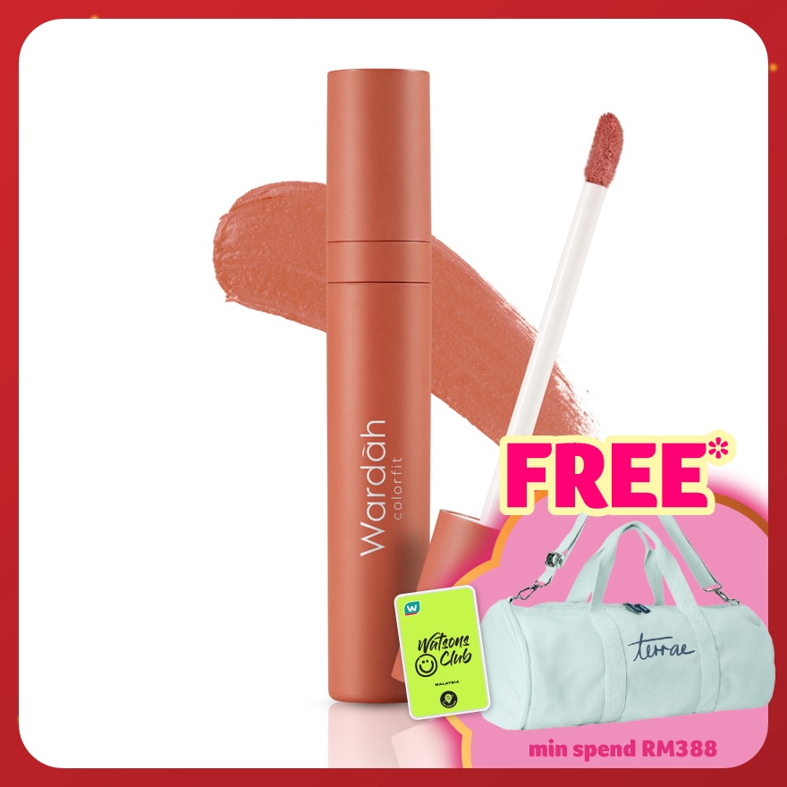 WARDAH Colorfit Velevt Matte Lip Mousse 13 Sweet Cinnamon