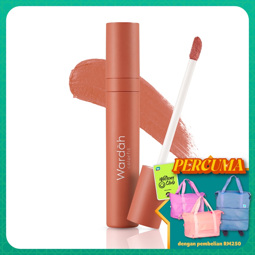 WARDAH Colorfit Velevt Matte Lip Mousse 13 Sweet Cinnamon