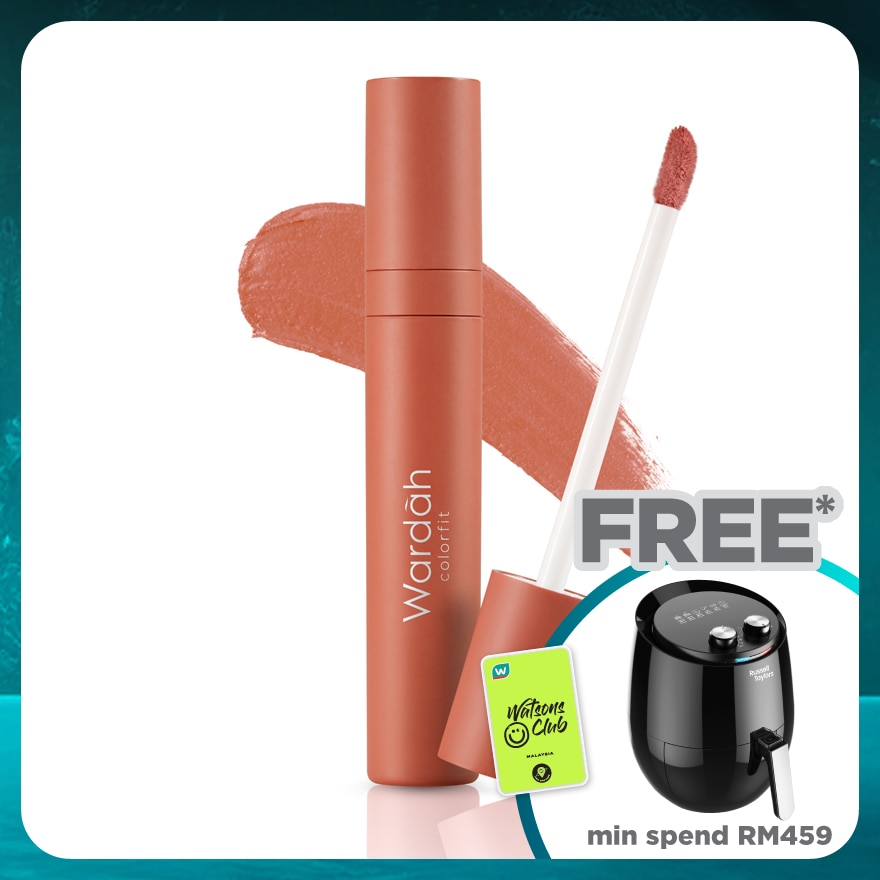 WARDAH Colorfit Velevt Matte Lip Mousse 13 Sweet Cinnamon