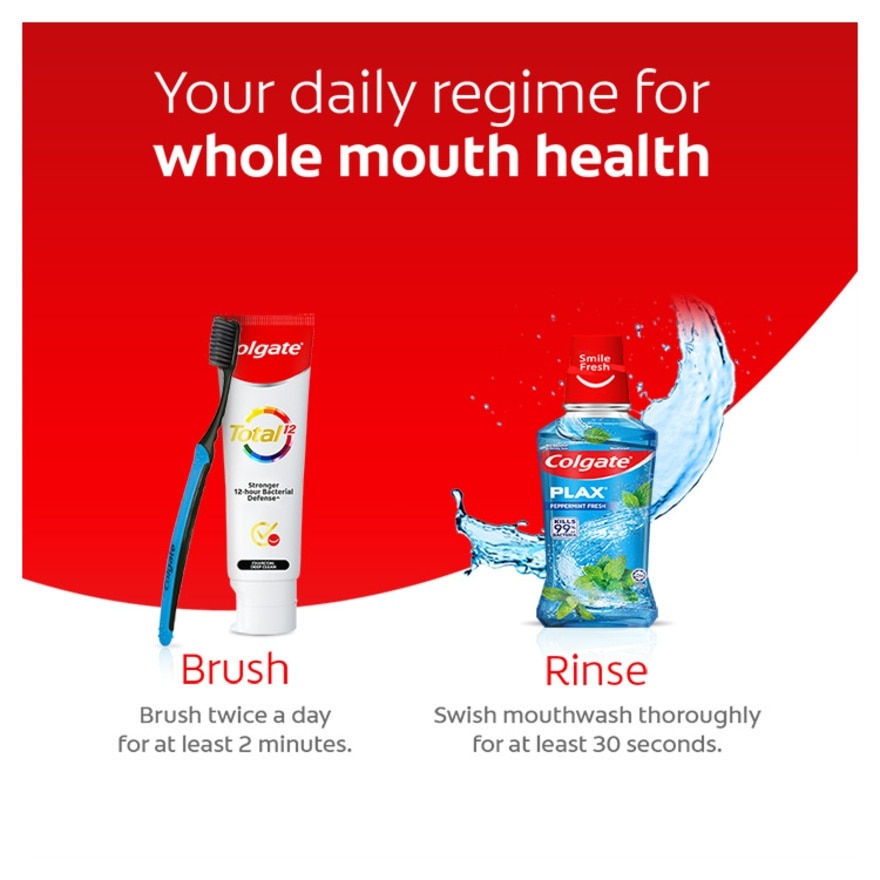 Colgate SlimSoft Charcoal Toothbrush Ultra Soft 3s