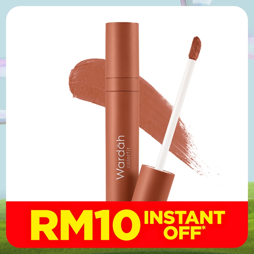 WARDAH Colorfit Velvet Matte Lip Mousse 14 Dainty Caramel