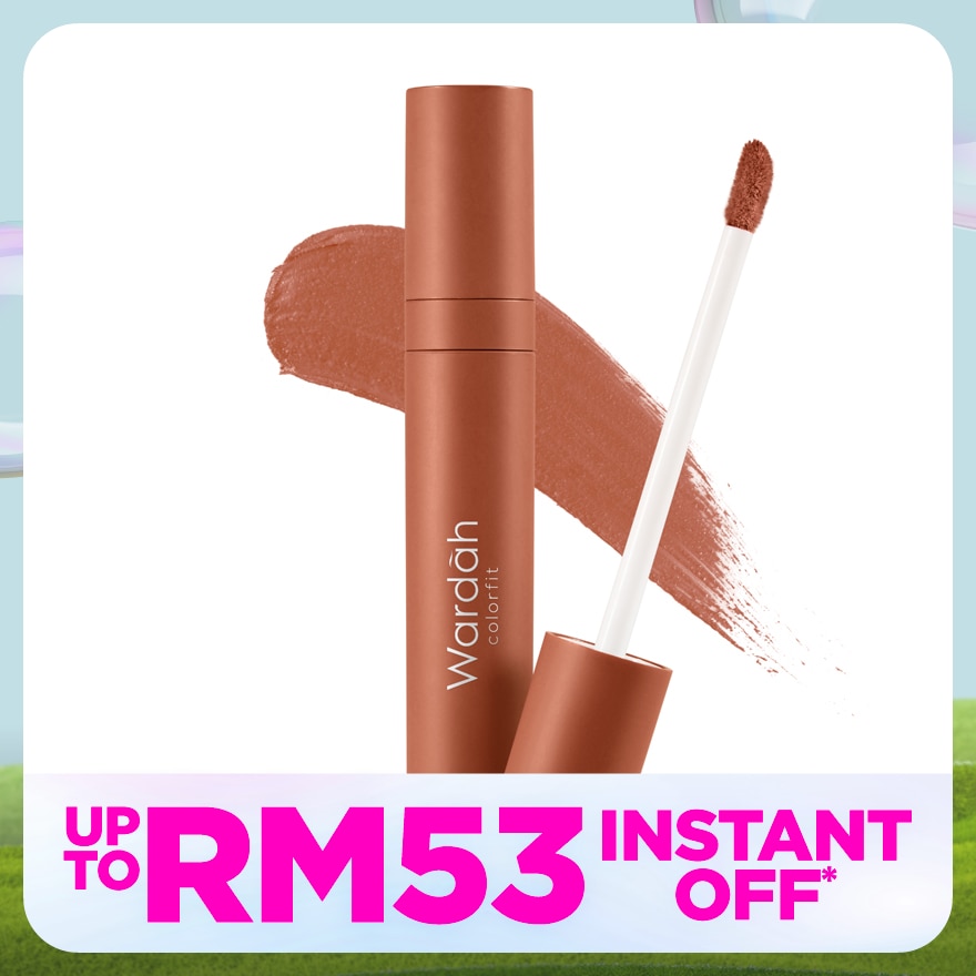 WARDAH Colorfit Velvet Matte Lip Mousse 14 Dainty Caramel