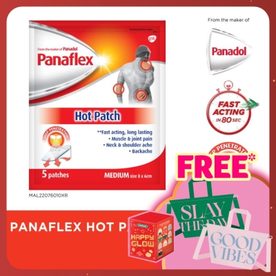 PANAFLEX Hot Patch Fast Acting & Long-lasting 5S