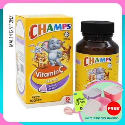CHAMPS Blackcurrent 30mg 100's