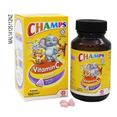 CHAMPS Blackcurrent 30mg 100's