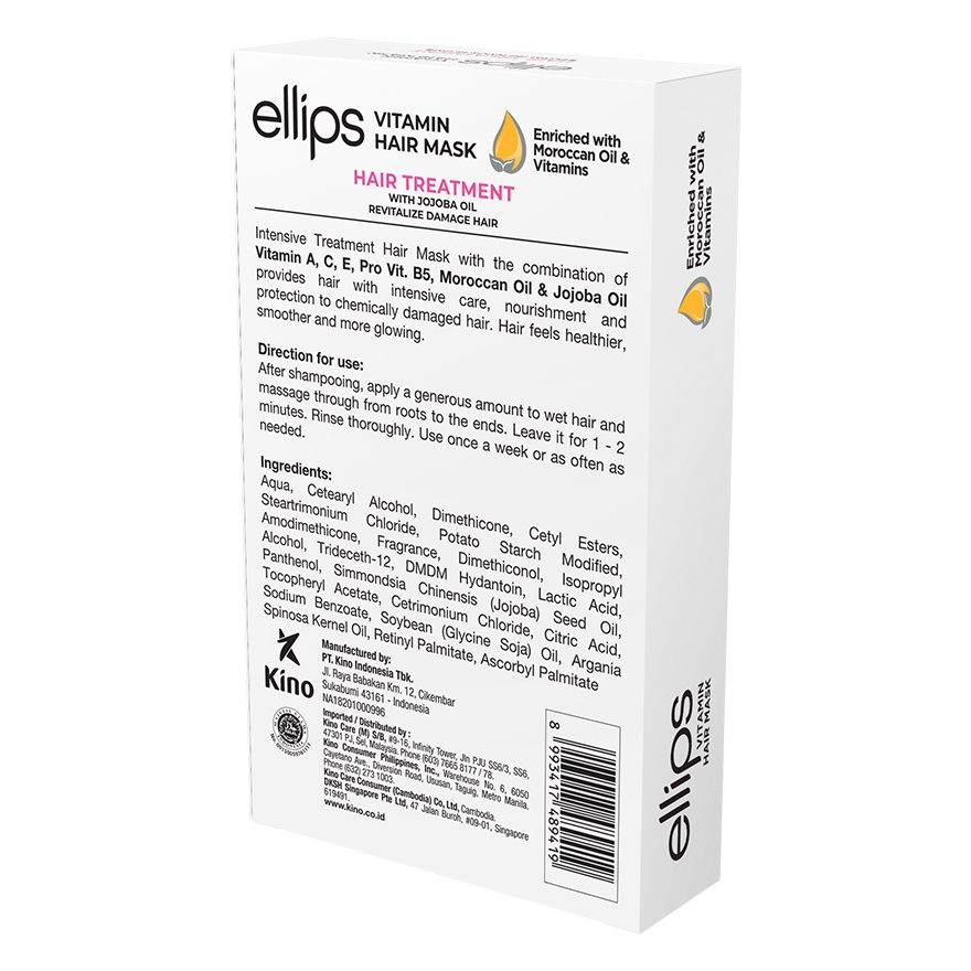 Hair Mask with Jojoba Oil 4 x 20g image