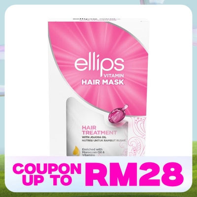 ELLIPS Hair Mask with Jojoba Oil 4 x 20g