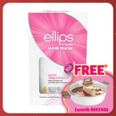 ELLIPS Hair Mask with Jojoba Oil 4 x 20g