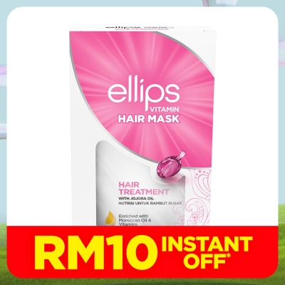 ELLIPS Hair Mask with Jojoba Oil 4 x 20g