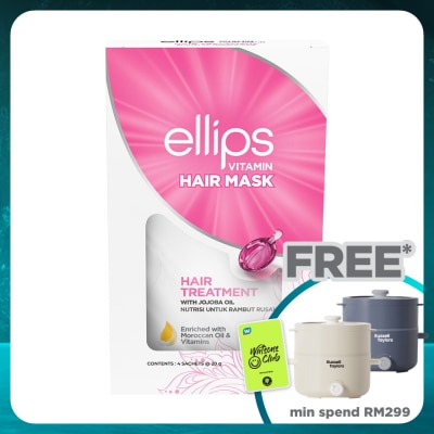 ELLIPS Hair Mask with Jojoba Oil 4 x 20g