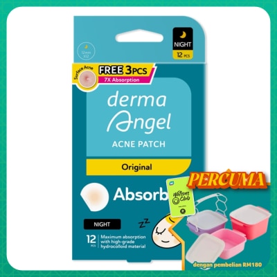 DERMA ANGEL - Da Acne Patch Night Use 12's