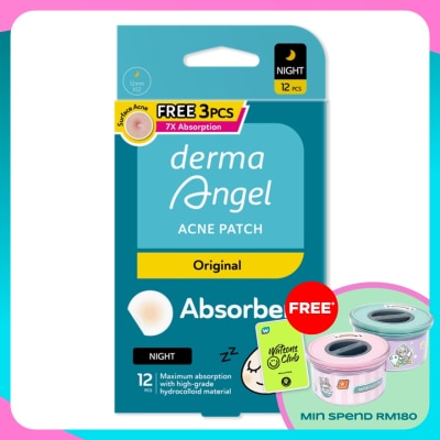 DERMA ANGEL Da Acne Patch Night Use 12's