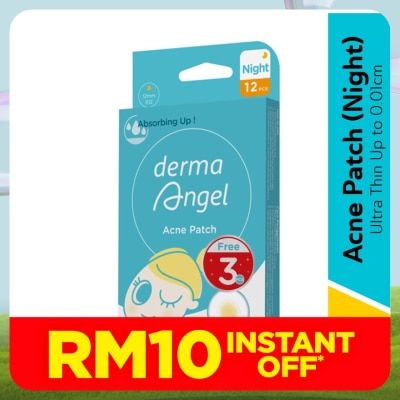 DERMA ANGEL Da Acne Patch Night Use 12's