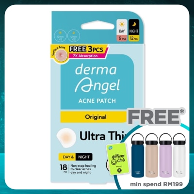 DERMA ANGEL Acne Patch Day & Night 6 + 12's