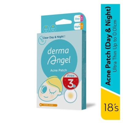 DERMA ANGEL Acne Patch Day & Night 6 + 12's