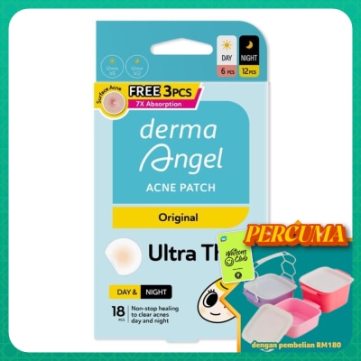 DERMA ANGEL - Acne Patch Day & Night 6 + 12's