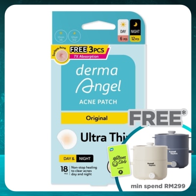 DERMA ANGEL Acne Patch Day & Night 6 + 12's