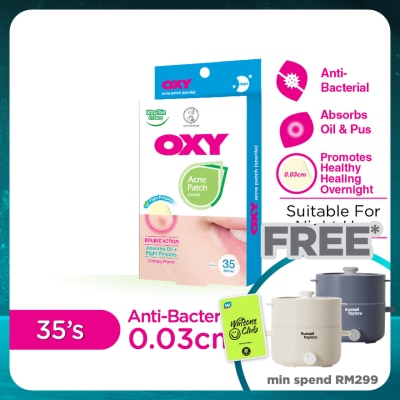 OXY Anti Bacterial Acne Patch Thin 35's